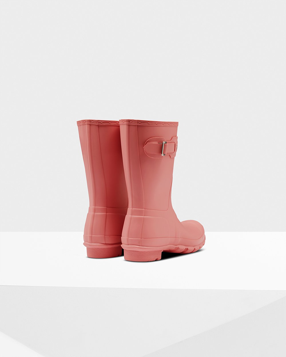 Womens Hunter Short Rain Boots Pink - Original - 4921850-XQ